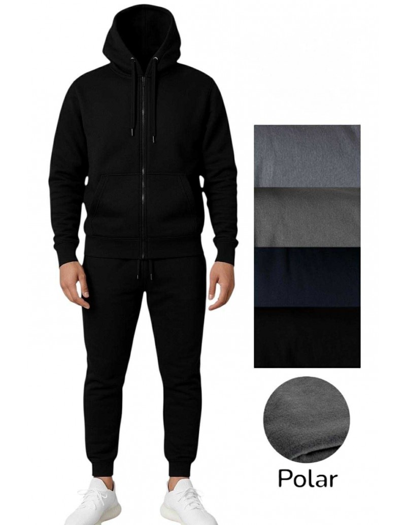 Komplet dresowy męski ocieplany polarowy M-3XL KPN01
