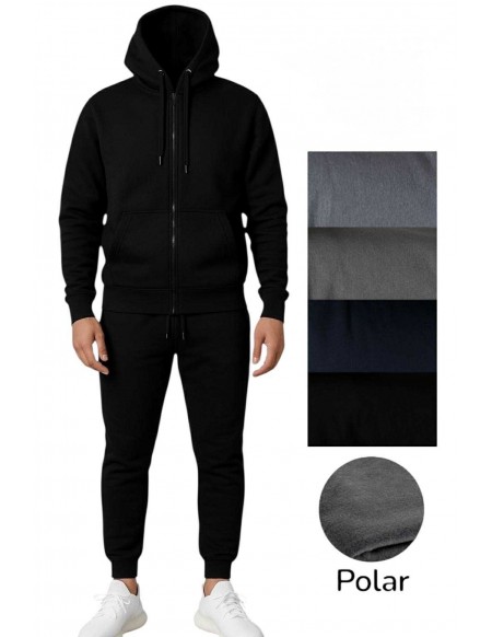Komplet dresowy męski ocieplany polarowy M-3XL KPN01