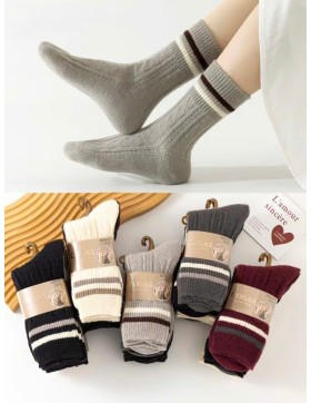 Skarpety Damskie Angora z Wełną Zimowe Thermo 35-42 BDP8-23