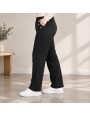 Spodnie damskie zimowe ocieplane futerkiem plus size KHG014+1