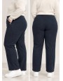 Spodnie damskie ocieplane polarem zimowe plus size KH021+1