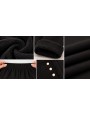 Spodnie Damskie Ocieplane Polarem Zimowe Plus Size KH014+1