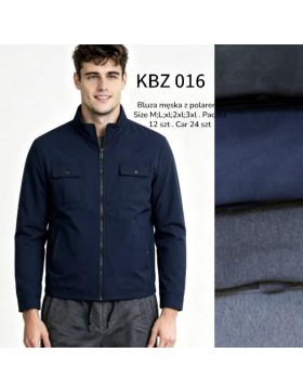 Bluza męska ocieplana  rozbina  KBZ016
