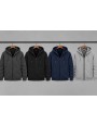 Bluza Męska Ocieplana z Kapturem i Futerkiem na Zamek KBZ101