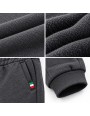 Spodnie Dresowe Męskie Ocieplane Plus Size XL–5XL ze Ściągaczami KND07