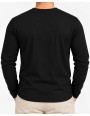 Bluzka Męska Bawełniana z Długim Rękawem Basic z Logo Konia L–3XL