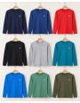 Bluzka Męska Bawełniana z Długim Rękawem Basic z Logo FIT L–3XL