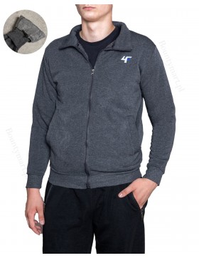 Bluza męska rozpinana ocieplana z polarem KBZ008