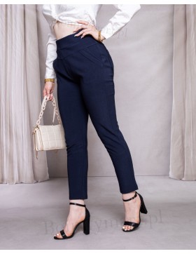 SPODNIE ELAGANCKIE  GŁADKIE DAMSKIE 2XL-6XL KC013