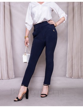 SPODNIE ELEGANCKIE  DAMSKIE MAŁY ROZMIAR S-2XL KC011-1