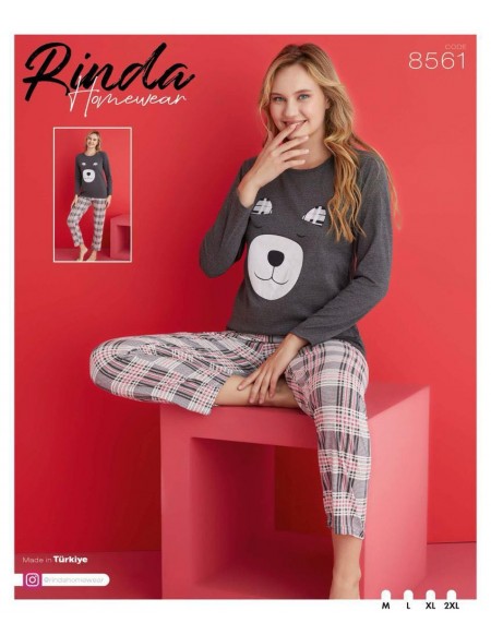 PIŻAMY DAMSKIE 8561