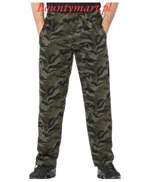 Spodnie Męskie Dresowe ocieplane Bez Sciagaczy Y450k