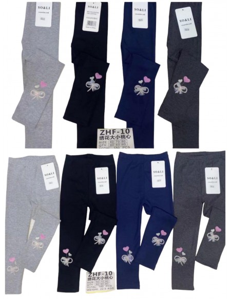 Legginsy Dziewczęce bawełniane size 60cm-80cm ZHF-010