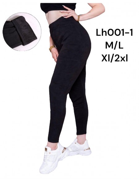 Legginsy Damskie Z Wysokim Stanem Ocieplane Duzy Rozmiar N0: LH001-1