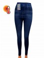 Legginsy Dżinsowe Ocieplane Damskie LHB05
