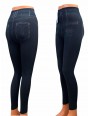 Legginsy Dżinsowe Ocieplane Damskie LHB05