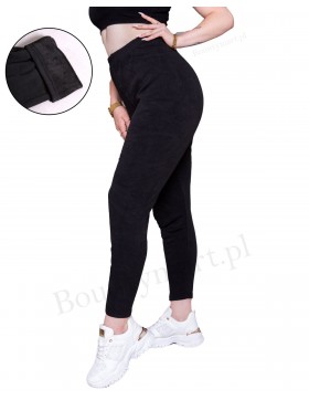 Legginsy Ocieplane Damskie Z Wysokim Stanem  4XL-8XL N0: LH002