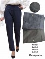 Spodnie Eleganskie Damskie Ocieplane z polarem 2XL-7XL KH021