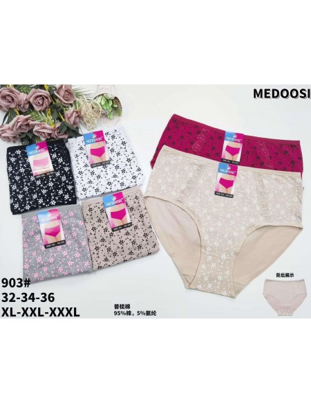 Majtki damskie bawełniane MEDOOSI XL-3XL no. 903