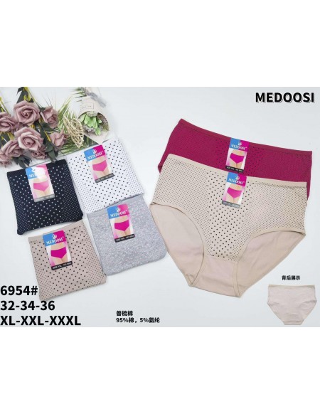 Majtki damskie bawełniane MEDOOSI XL-3XL no. 6954