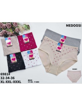 Majtki damskie bawełniane MEDOOSI XL-3XL no. 6981