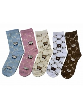 Skarpetki Damskie Zwykły Bawełniane N0:DS10