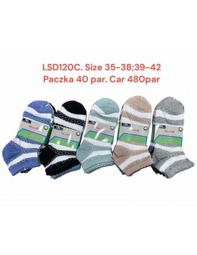 Stopki Damskie Bawełniane LSD120C