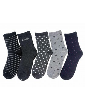 Skarpetki Damskie Zwykły Bawełniane N0:DS04C