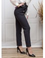 Spodnie melanzowe damskie eleganckie 2XL-6XL KC021