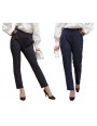 Spodnie melanzowe damskie eleganckie 2XL-6XL KC021