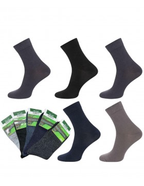 Skarpety Męskie Garnitury Bambusowe kolorowe BBL0MIX