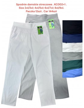 Spodnie Damskie Streczowe Duży Rozmair N0: KC002+1