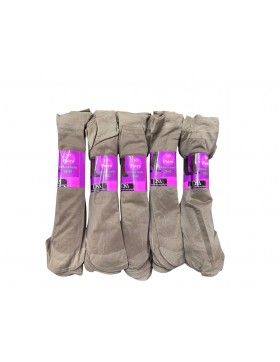 Skarpety Damskie Lajkra Beżowe  N05