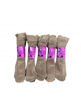 Skarpety Damskie Lajkra Beżowe  N06