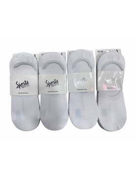 Skarpety Balerinki Męskie Bawełniane biały