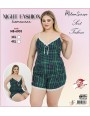 Piżama damska bez rękawów  i  Shorty BM-6003