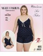 Piżama damska bez rękawów  i  Shorty BM-6008