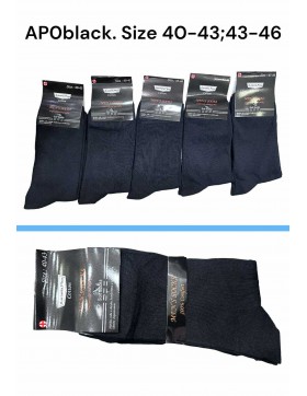 Skarpety męskie bawełniane AP0black