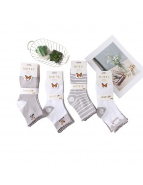 Skarpety Damskie Zwykły Bawełniane LNT-007