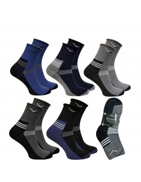 SKARPETY BEZUCISKOWE MĘSKIE GLADKI AGB01