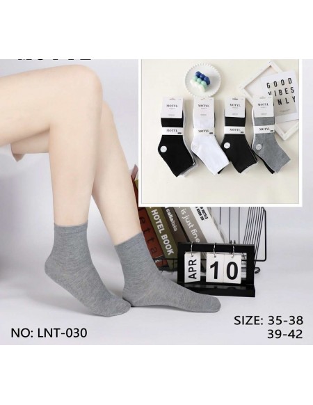Skarpety Damskie Zwykły Bawełniane LNT-030