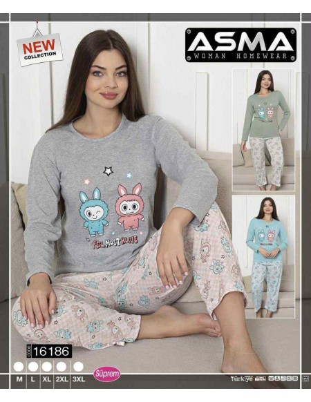 Piżama Asma Bawełna Damskie od M-3XL 16186