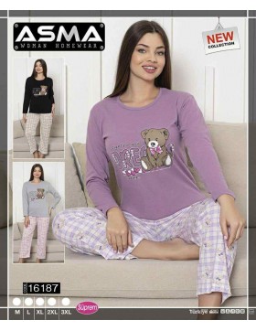 Piżama Asma Bawełna Damskie od M-3XL 16187