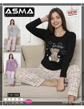 Piżama Asma Bawełna Damskie od M-3XL 16188