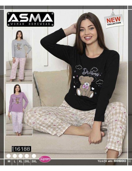 Piżama Asma Bawełna Damskie od M-3XL 16188
