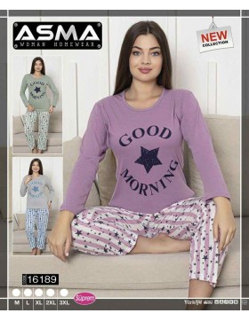 Piżama Asma Bawełna Damskie od M-3XL 16189