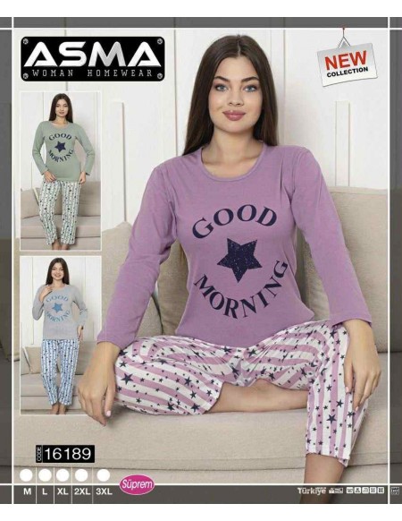 Piżama Asma Bawełna Damskie od M-3XL 16189
