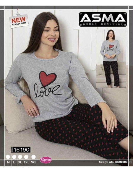 Piżama Asma Bawełna Damskie od M-3XL 16190