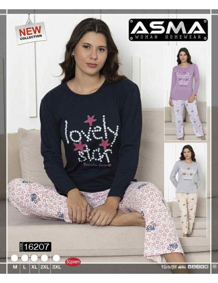 Piżama Asma Bawełna Damskie od M-3XL 16207