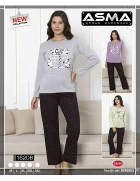 Piżama Asma Bawełna Damskie od M-3XL 16208